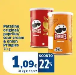 Sigma Patatine original/ paprika/ sour cream & onion Pringles offerta