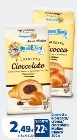 Sigma Cornetto albicocca/ crema/ cioccolato Mulino Bianco offerta