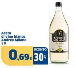 Sigma Aceto di vino bianco Andrea Milano offerta