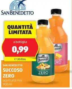 ALDI SAN BENEDETTO succoso zero ace/frutta mix offerta