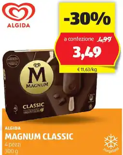 ALDI ALGIDA MAGNUM classic 4 pezzi offerta