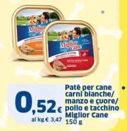 Sigma Patè per cane carni bianche/ manzo e cuore/ pollo e tacchino Miglior Cane offerta