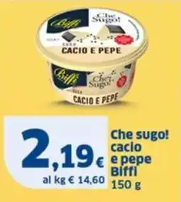 Sigma Che sugo! cacio e pepe Biffi offerta
