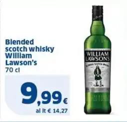 Sigma Blended scotch whisky William Lawson's offerta