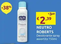 Ipersoap NEUTRO ROBERTS Deodorante spray assortito offerta