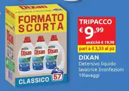 Ipersoap DIXAN Detersivo liquido lavatrice offerta
