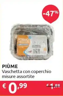 Ipersoap PIÙME Vaschetta con coperchio misure assortite offerta