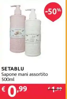 Ipersoap SETABLU Sapone mani assortito offerta