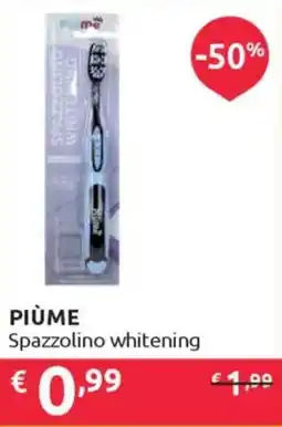 Ipersoap PIÙME Spazzolino whitening offerta