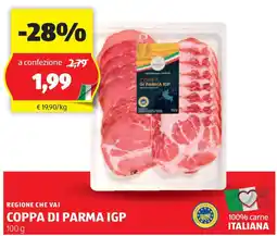 ALDI REGIONE CHE VAI Coppa di parma igp offerta