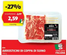ALDI Bbq arrosticini di coppa di suino offerta