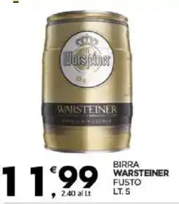 Despar Sicilia Birra warsteiner fusto offerta