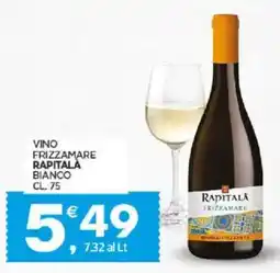 Despar Sicilia Vino frizzamare rapitalà bianco offerta