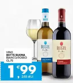 Despar Sicilia Vino botte buona bianco/rosso offerta