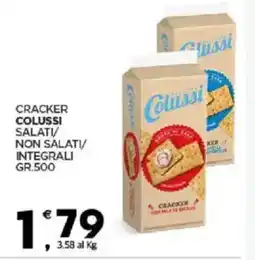 Despar Sicilia Cracker colussi salati/ non salati/ integrali offerta