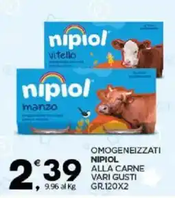 Despar Sicilia Omogeneizzati nipiol alla carne vari gusti offerta