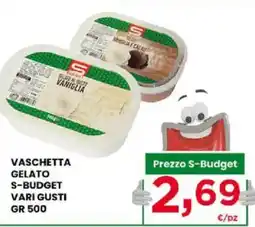 Despar Sicilia Vaschetta gelato S-BUDGET offerta