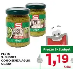 Despar Sicilia Pesto s-budget con o senza aglio offerta