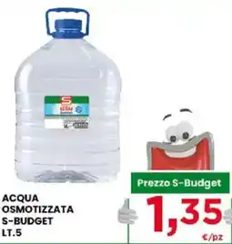 Despar Sicilia Acqua osmotizzata S-BUDGET offerta