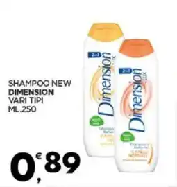 Despar Sicilia Shampoo new dimension vari tipi offerta