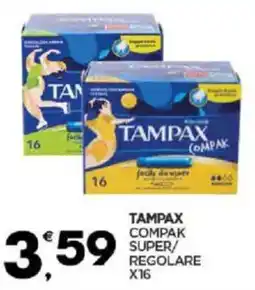 Despar Sicilia Tampax compak super/ regolare x16 offerta