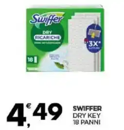 Despar Sicilia Swiffer dry key 18 panni offerta