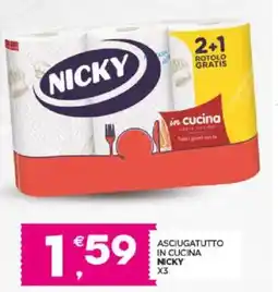 Despar Sicilia Asciugatutto in cucina NICKY x3 offerta