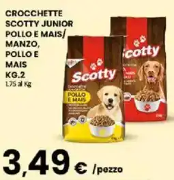 Despar Sicilia Scotty crocchette scotty junior pollo e mais! manzo, pollo e mais offerta