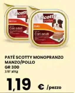 Despar Sicilia Patè scotty monopranzo manzo/pollo offerta