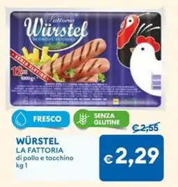 MD Discount Würstel LA FATTORIA offerta