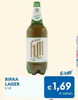 MD Discount Birra LAGER offerta