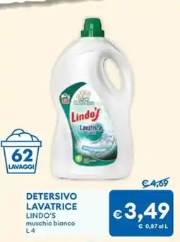 MD Discount Detersivo lavatrice LINDO'S offerta