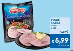 MD Discount Pesce spada tranci offerta