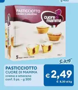 MD Discount Pasticciotto CUORE DI MAMMA offerta