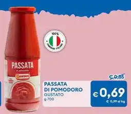 MD Discount Passata di pomodoro GUSTATO offerta