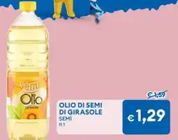 MD Discount Olio di semi di girasole SEMÌ offerta