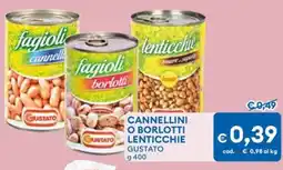 MD Discount Cannellini o borlotti gustato lenticchie GUSTATO offerta