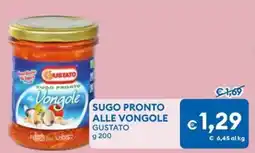 MD Discount Sugo pronto alle vongole GUSTATO offerta