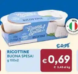 MD Discount Ricottine BUONA SPESA! offerta