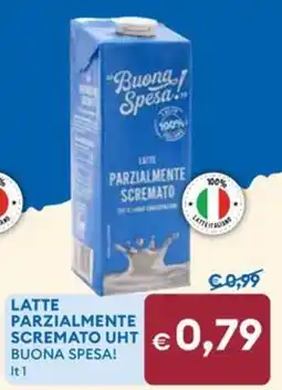 MD Discount Latte parzialmente scremato UHT BUONA SPESA! offerta