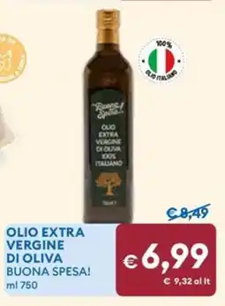 MD Discount Olio extra vergine di oliva BUONA SPESA! offerta