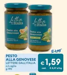 MD Discount Pesto alla genovese LETTERE DALL'ITALIA offerta