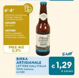 MD Discount Birra artigianale LETTERE DALL'ITALIA offerta