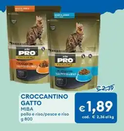 MD Discount Croccantino gatto MIBA offerta