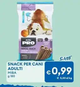 MD Discount Snack per cani adulti MIBA offerta