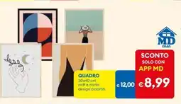 MD Discount Quadro 30x40 cm MD casa offerta
