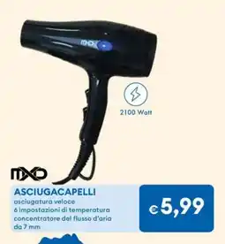 MD Discount MXD Asciugacapelli offerta