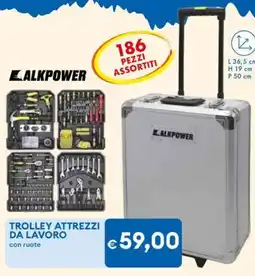 MD Discount ALKPOWER Trolley attrezzi da lavoro offerta