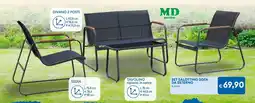 MD Discount MD Set garden salottino sofa da esterno offerta