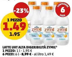 PENNY Latte uht alta digeribilità ZYMIL offerta